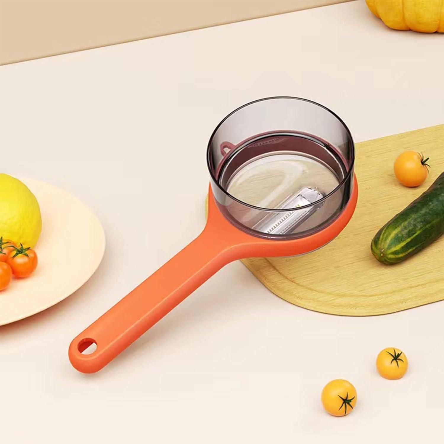 Peeler With Storage Box – Slice, Store & Stay Mess-Free!